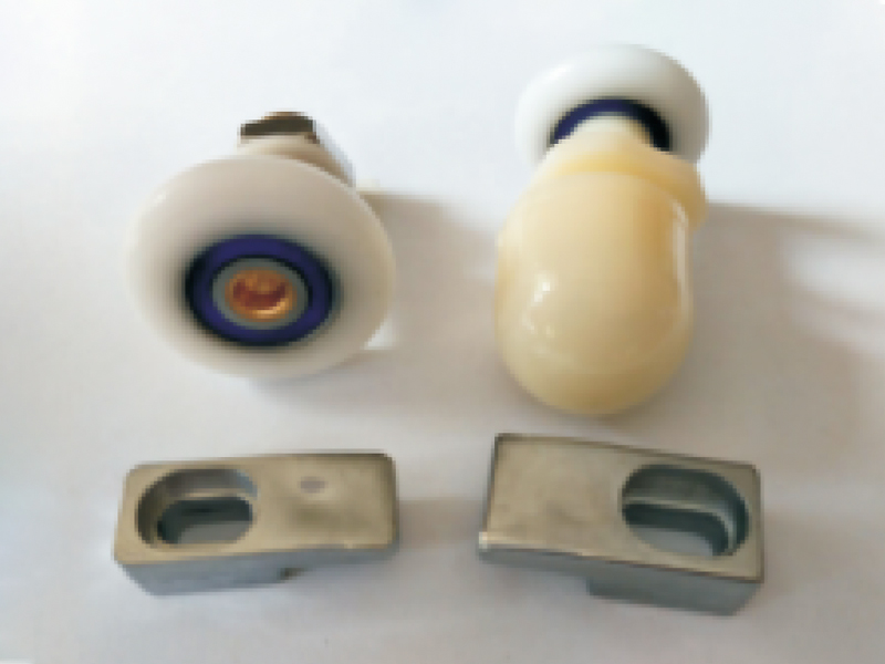 L007 Einzel- und Einzel-Glasschiebetürrollen